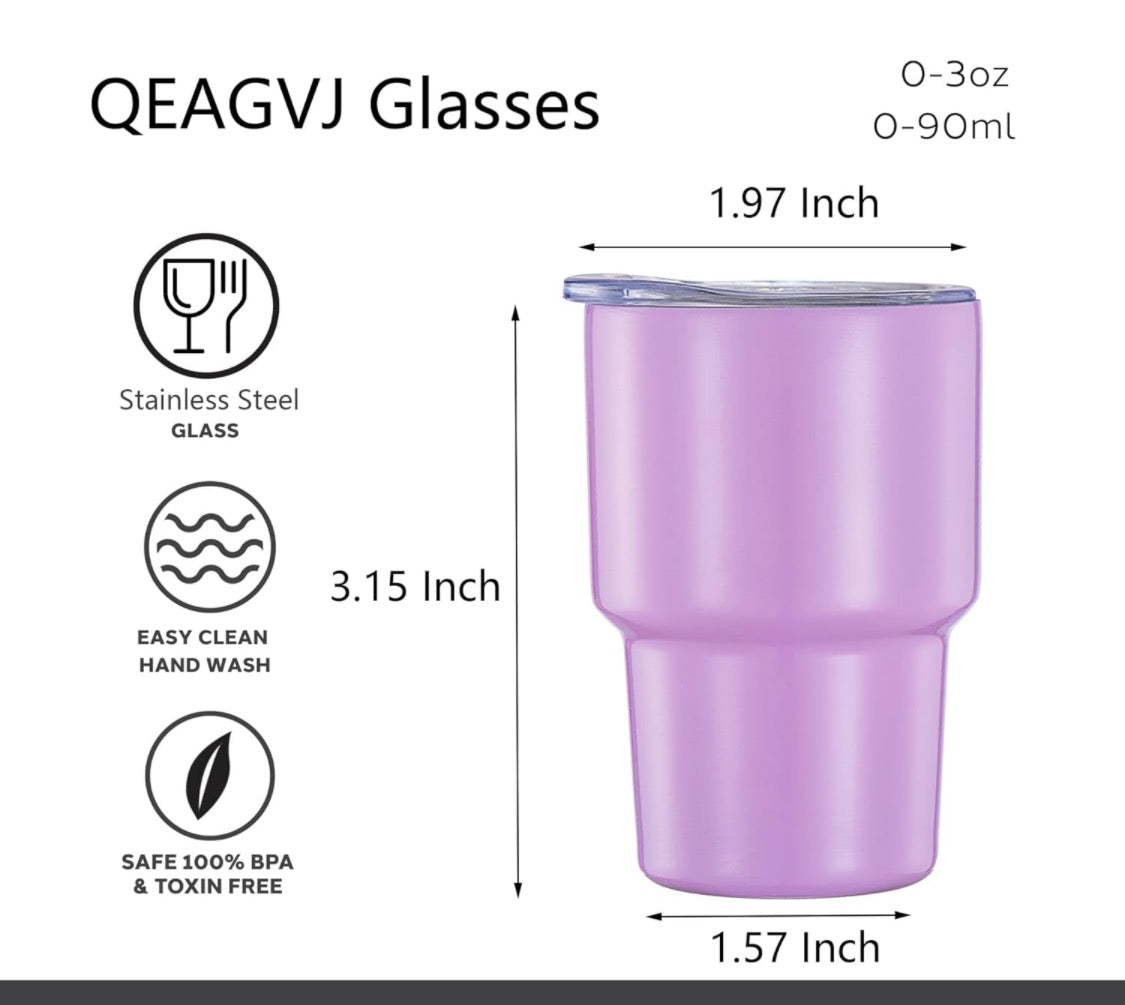 3oz Mini Shot Tumblers