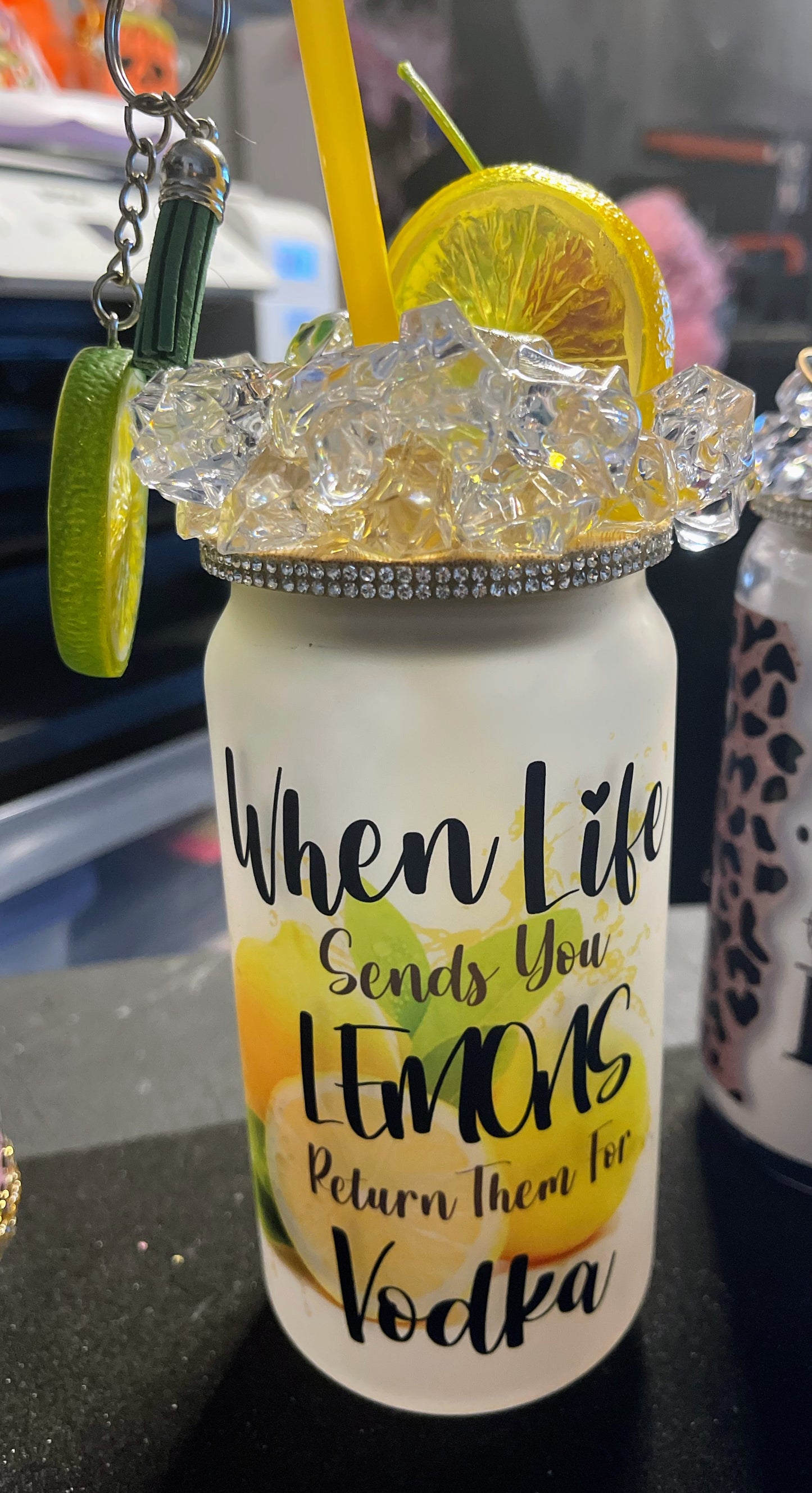 Custom Glass Can Tumblers/Tumblers/Water Bottles